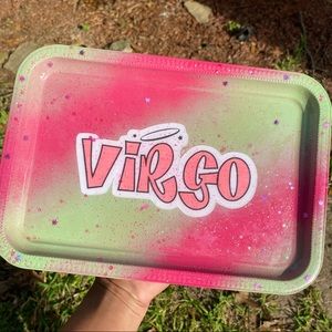 Custom Virgo Rolling Tray